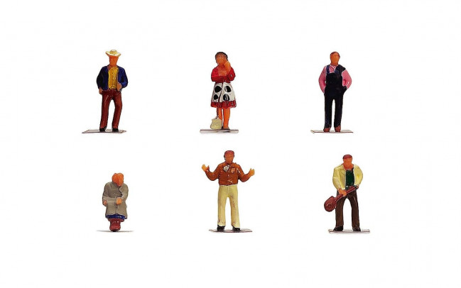 1:76 Scale Farm People - Hornby Train Track Accessories 00 Gauge