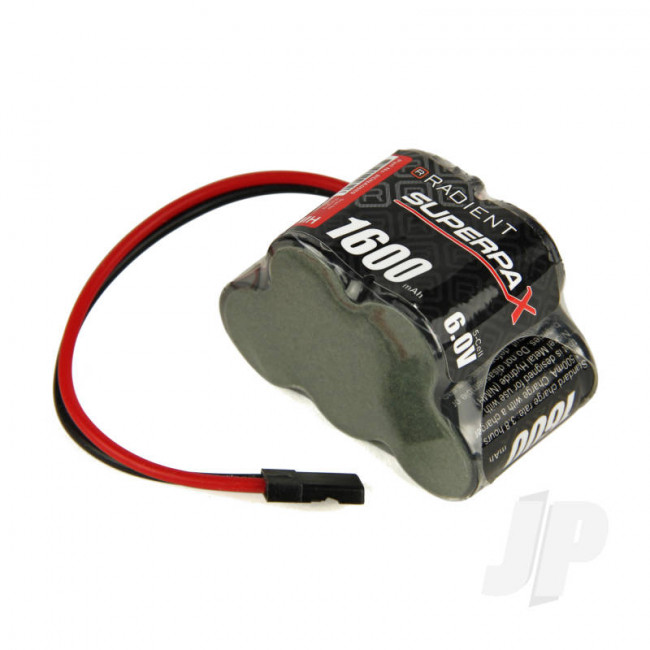 Radient NiMH Battery 6.0V 1600mAh 2/3A 3-2 Hump Rx Pack