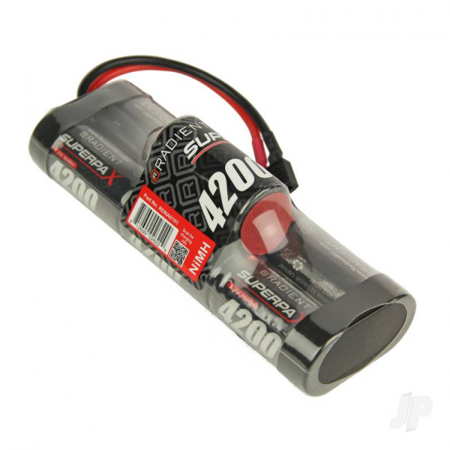 Superpax 7-Cell SC 4200mAh 8.4V NiMH Hump Battery Pack with Deans T-style Plug 