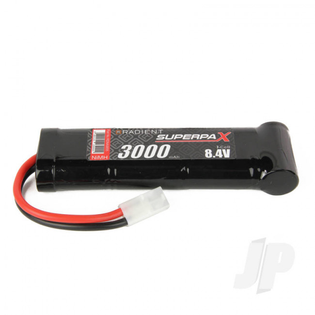 Radient NiMH Battery 8.4V 3000mAh SC 6-1 Stick Pack Tamiya Connector