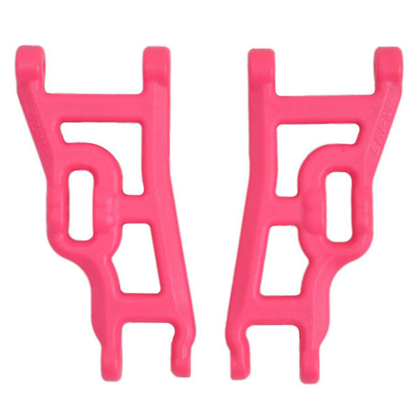 RPM Front Suspension A-Arms (Pink) fits Traxxas Electric Rustler/Stampede