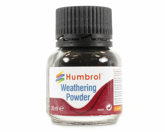 Humbrol Weathering Powder Black 28ml Bottle AV0001