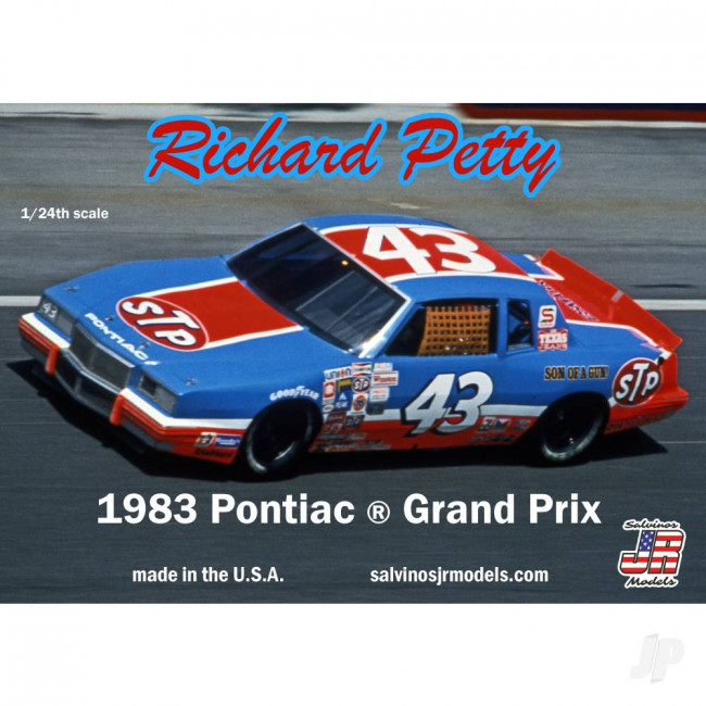 1:25 NASCAR Plastic Car Kit - Richard Petty - 1983 Pontiac Grand Prix - Winner