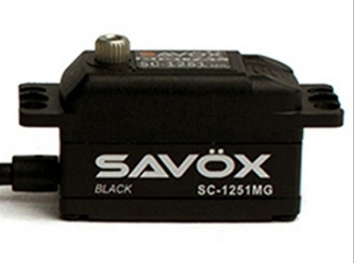 SAVOX SC1251MGB DIGITAL LOW PROFILE SERVO 9.0KG@6V - BLACK EDITION