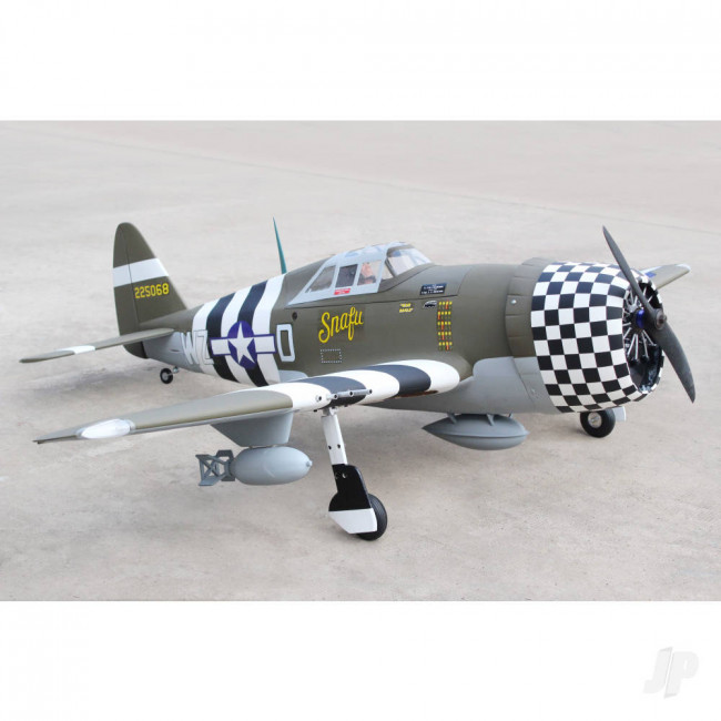 Seagull P-47G Thunderbolt Snafu (20cc) 1.6m (63in) with 84° Electric Retracts