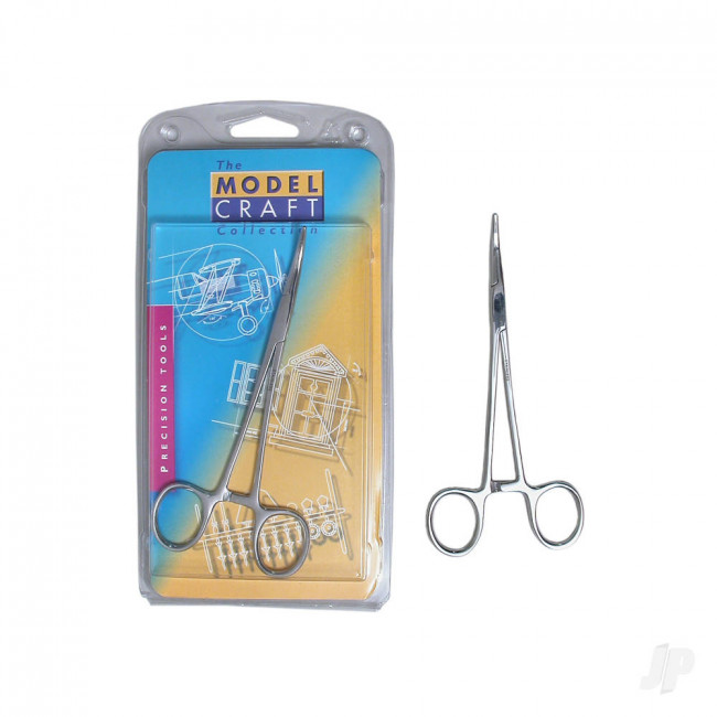 Modelcraft Curved Locking Forceps 150mm Curved (PCl5046)
