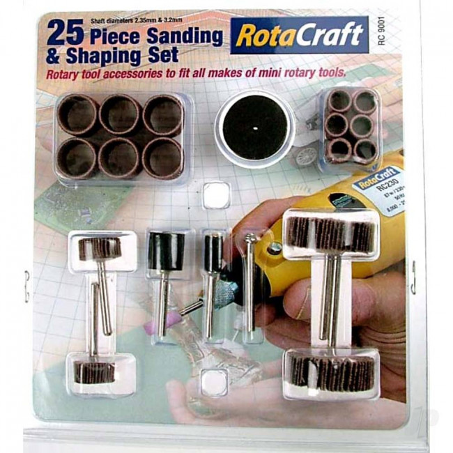 Modelcraft 25-piece Sanding & Shaping Set (RC9001)