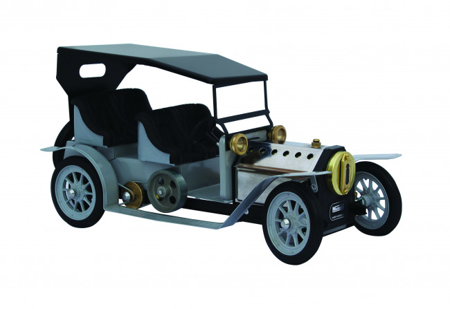 Mamod SA1L Working Live Steam Limousine (Silver) - Classic Car of Yesteryears