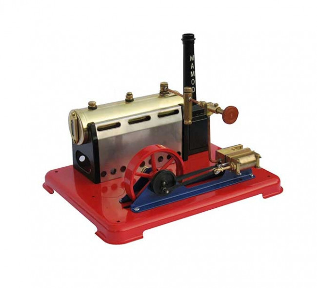Mamod SP6 Stationary Live Steam Engine - Double Acting Pistons & Supply Valve