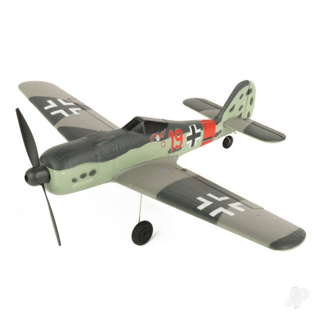 Top RC Hobby Focke-Wulf FW 190 RTF Ready-To-Fly RC Model Plane (400mm) (Mode 2)