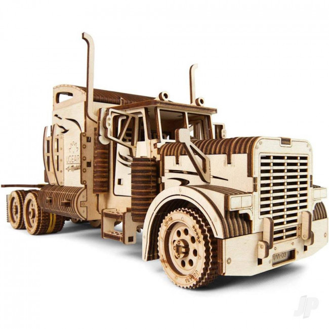 UGears VM-03 Heavy Boy American Truck Mechanical Wood Construction Kit