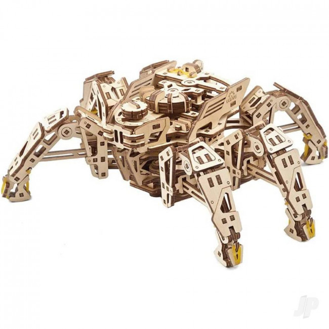 UGears Hexapod Robot Insect 3D Puzzle Mechanical Wood Construction Kit