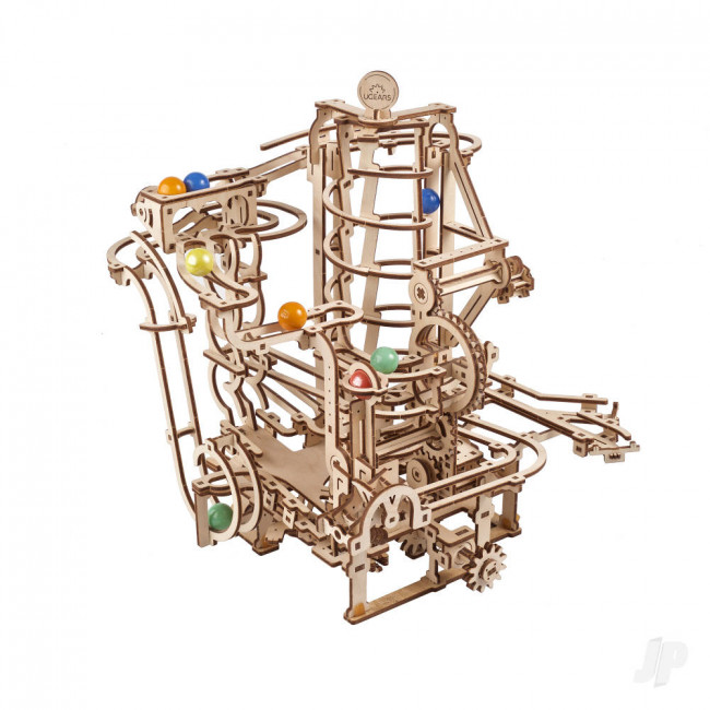 UGears Marble Run Spiral Hoist 3D Puzzle Mechanical Wood Construction Kit
