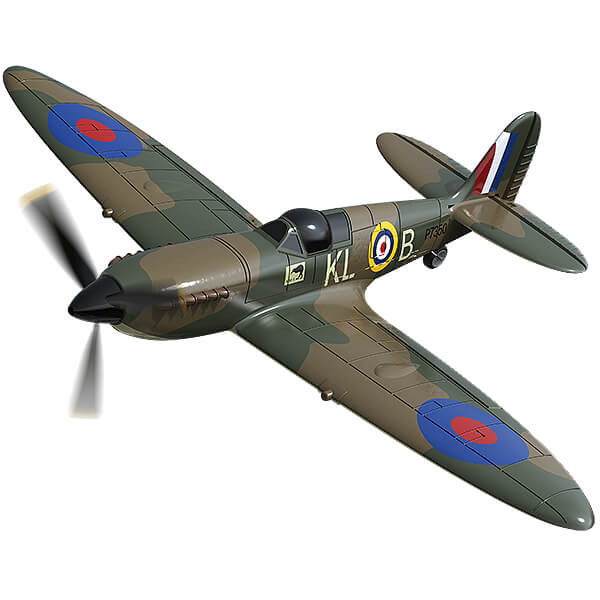Volantex Spitfire Mk.IX 400mm RTF RC Model Plane w/Gyro EPP