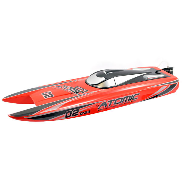 Volantex Racent Atomic 70cm B/Less RC Boat Combo RTR Red