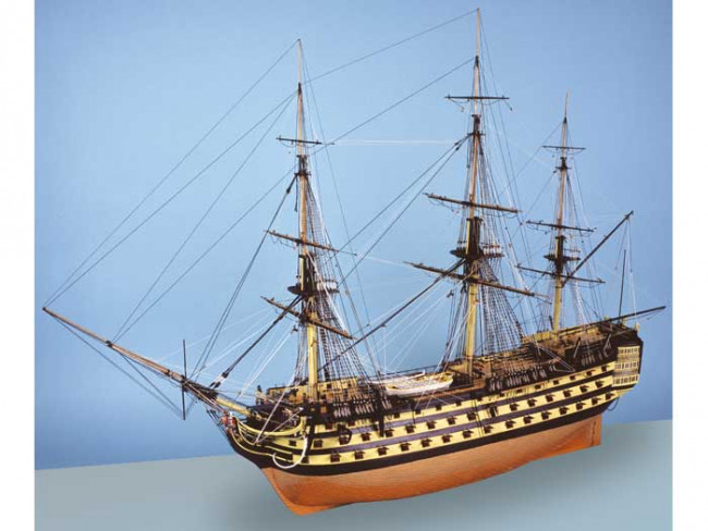 HMS Victory (1805 Trafalgar) Scale 1:72 Period Ship Highly Detailed, Accurate, Wooden Kit