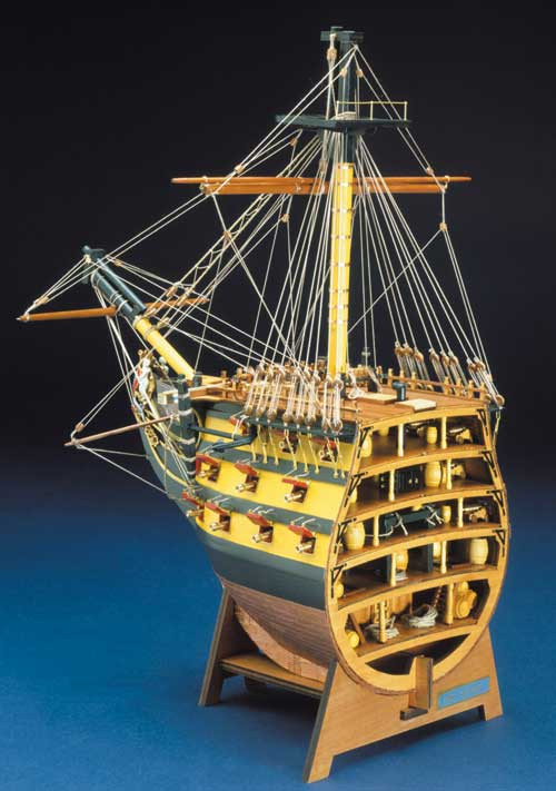 Mantua Panart HMS Victory Bow Section Wooden Ship Kit 1:78 Scale