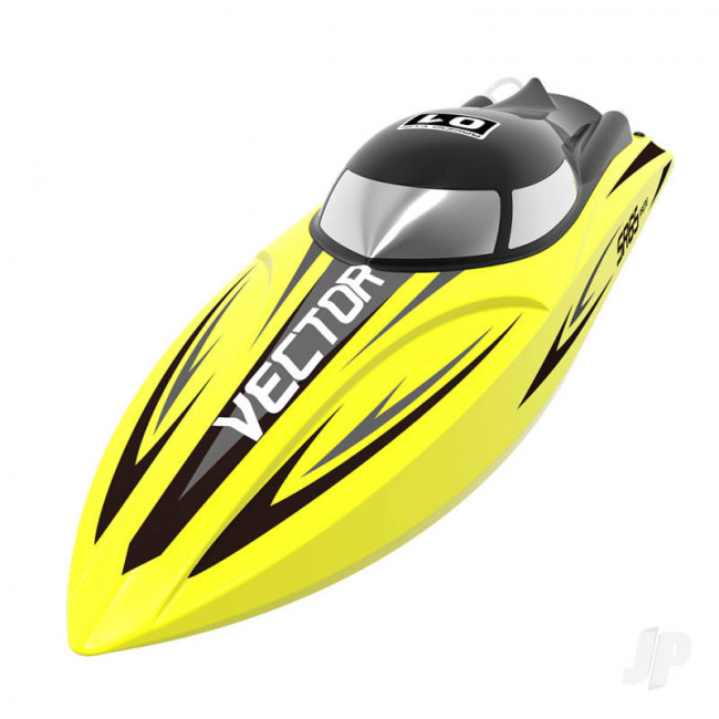 Volantex Vector SR65 Brushed RTR RC Racing Boat (Yellow)