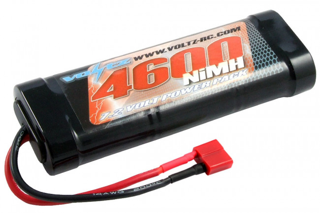 Voltz 4600mAh 7.2v NiMH RC Car Battery Stick Pack w/Deans T Connector