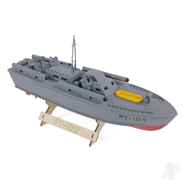 PT-109 Patrol Torpedo Boat (410mm) | Wood RC Model Kit