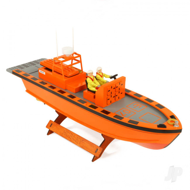 E-Class RNLI Inshore London Thames Lifeboat (400mm) | Wood RC Model Kit