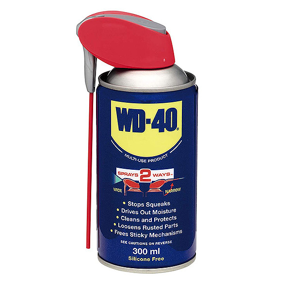 WD-40 Multi-Use Smart Straw Penetrating Lubricant Oil 300ml Aerosol Spray