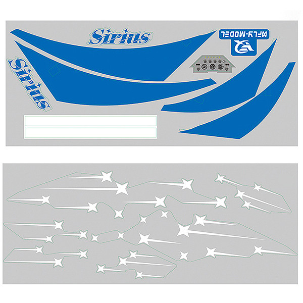 X-Fly Sirius Decal Sheet 