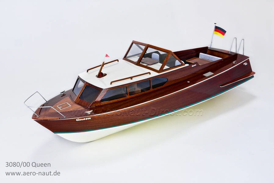 Queen 1960s Semi Scale RC Classic Sports Boat - Aero-Naut ...