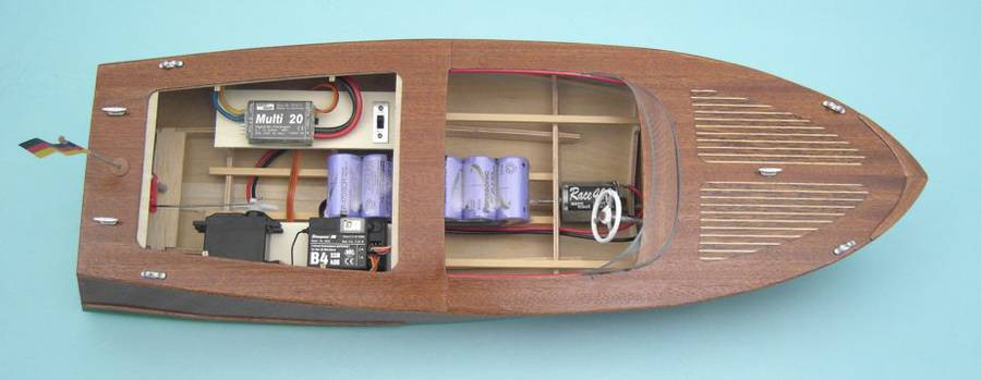 Aero naut Classic Sports Model Boat Kit Suitable for Radio Control