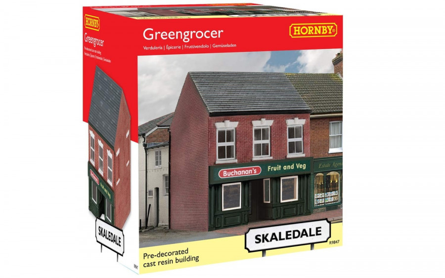 The Greengrocer's Shop Hornby Trains Skaledale Buildings 00 Gauge 