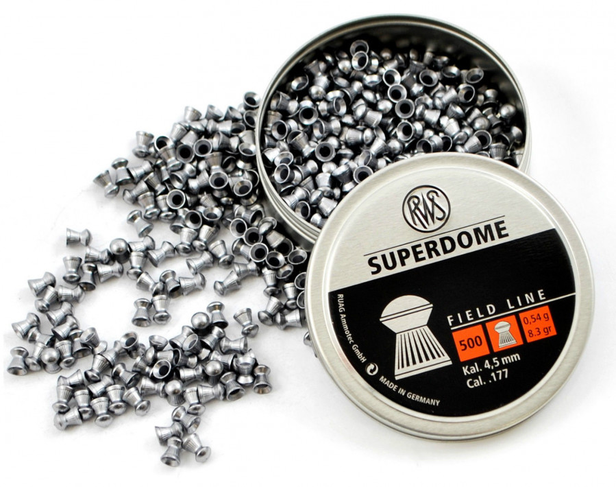 RWS Superdome 177  4 5mm Qty 500 Domed Pellets  for Air  