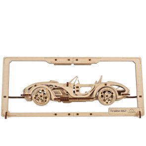 UGears Cobra Roadster MK3 2.5D Picture Puzzle Mechanical Wood Construction Kit