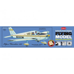 Piper Cherokee 140 Flying Model Balsa Aircraft Kit 508mm Wingspan from Guillow's