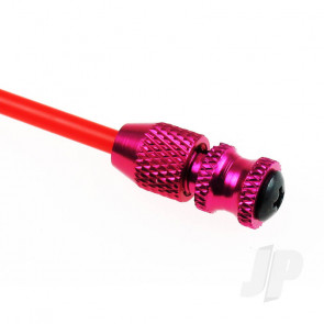 JP RC Antenna Pipe With Red Metal Anodised Base