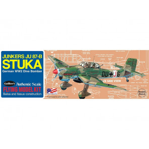 Junkers JU 87 Stuka 419mm Wingspan Flying Model Balsa Aircraft Kit from Guillow's