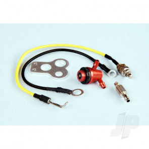 JP Remote Glow Lead with Fuel Valve & Mount Set for RC Models