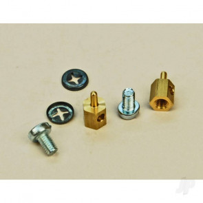 SLEC SL63 Push Rod Connector Brass (2) for RC Model Aeroplanes