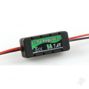 EnErG LiPo Battery Voltage Regulator 7.4v Volt / 5 amp Output / 6-25v Input