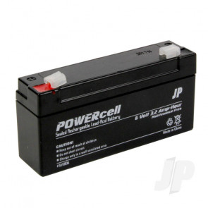 JP 6V 3.2Ah Powercell Gel Battery for RC Model