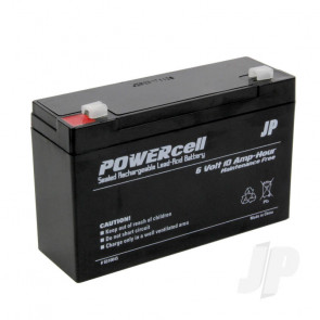 JP 6V 10Ah Powercell Gel Battery for RC Model