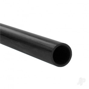 JP 3x1.2mm 1m Carbon Fibre Round Tube 