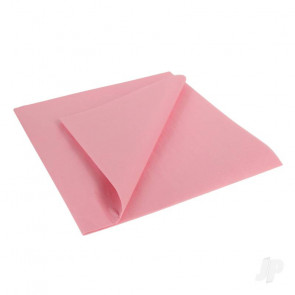 JP Model Plane Tissue Covering Paper (50x76cm) (5 Sheets) - Reconnaissance Pink