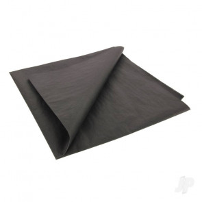 JP Model Plane Tissue Covering Paper (50x76cm) (5 Sheets) - Stealth Black
