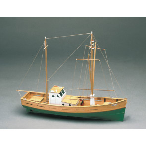 Mantua Amalfi Fishing Boat 1:35 Scale Wooden Ship Kit 