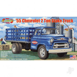 Atlantis Models 1:48 1955 Chevy Chevrolet 2 Ton Stake Truck Plastic Model Kit