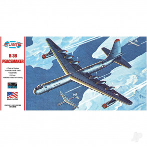 Atlantis Models 1:184 B-36 Prop Jet Peacemaker w/Stand Plastic Model Plane Kit