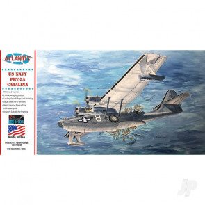 Atlantis Models 1:104 Consolidated PBY-5A Catalina Seaplane Plastic Aircraft Kit