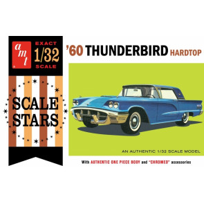 1960 Ford Thunderbird Hardtop - Highly Detailed 1:32 Scale AMT Plastic Kit 