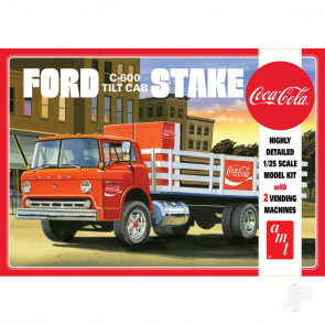 AMT Ford C600 Stake Bed w/Coca-Cola Machines Plastic Kit