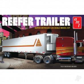 AMT Reefer American Semi Truck Trailer Plastic Model Kit